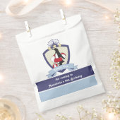 Zwemclub Crest Penguin Kids Verjaardag Dank u Bedankzakje (Geknipt)