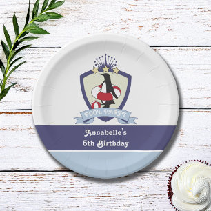 Zwemclub Crest Pinguïn Zwembad Feestje Kinderverja Papieren Bordje