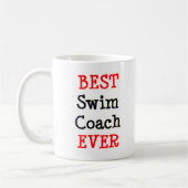 Zwemcoach, beste koffiemok (Links)