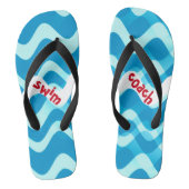 Zwemcoach Dames- of Herenflipflops Teenslippers (Voetbed)