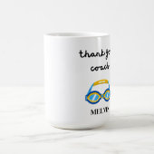 Zwemcoach Mok, dank u cadeau voor sport coach, Koffiemok (Center)