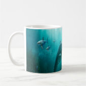  zwemdolfijnen koffiemok (Links)