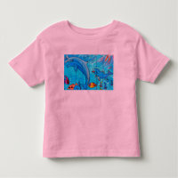 zwemdolfijnen peuter-t-shirt