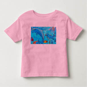 zwemdolfijnen peuter-t-shirt kinder shirts