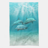 Zwemdolfijnen Theedoek (Verticaal)