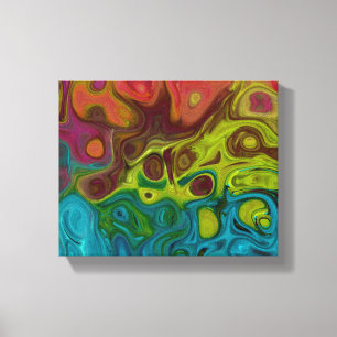 Zwemel Abstract art. 444 777 Canvas Afdruk
