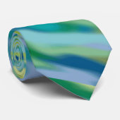 Zwemel Blauw Stropdas 2 (Opgerold)