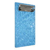 Zwemel Blauw water Aqua Sjabloon Moderne Mini Klembord (Schuin)