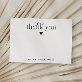 Zwemel Eenvoudig Dank je hart Notitiekaartje