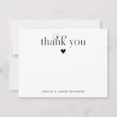 Zwemel Eenvoudig Dank je hart Notitiekaartje (Voorkant)