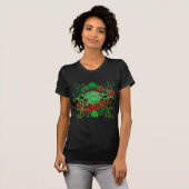 Zwemel Shamrocks St. Patrick's Day T-shirt (Voorkant volledig)