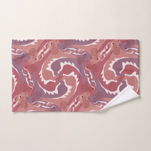 Zwemelen 8 rode doekset bad handdoek (Handdoek)