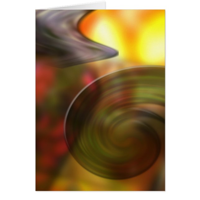 Zwemelen Abstract van kleuren (Voorkant)