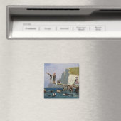 Zwemelen bij Etretat Magneet (Insitu (Vaatwasser))