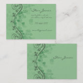 Zwemelen en klaver en shamrocks Galore Visitekaartje (Voorkant / Achterkant)