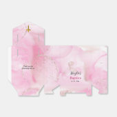 Zwemelen en ronddraaien Roze wolken Bedankdoosjes (Uitgevouwen)