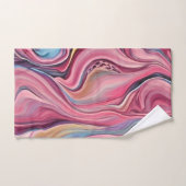 Zwemelen en Waves - roze gouden handdoeken set (Handdoek)