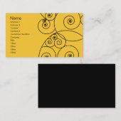 Zwemelen - Geel Visitekaartje (Voorkant / Achterkant)