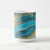 Zwemelen Goud en Blauwe Mok (Center)