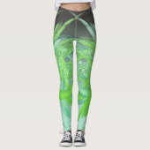 Zwemelen in golven leggings (Voorkant)