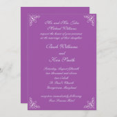 Zwemelen in het Paarse huwelijk Kaart (Voorkant / Achterkant)