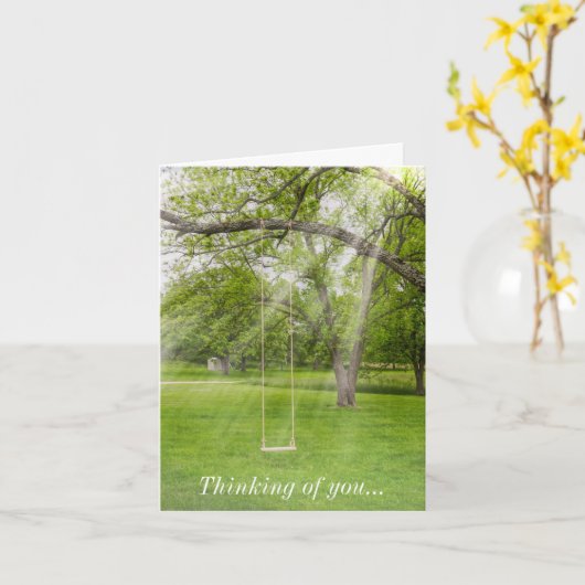 Zwemelen in het zonlicht denken van jou kaart (Gele Bloem)