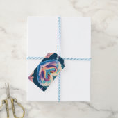 Zwemelen in liefde cadeaulabel (Met Touw)