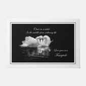 Zwemelen in liefde deurmat (Voorkant)