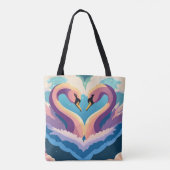 Zwemelen in liefde tote bag (Achterkant)