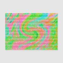 Zwemelen in roze en groen