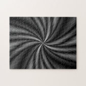 Zwemelen in zwart-wit legpuzzel (Horizontaal)