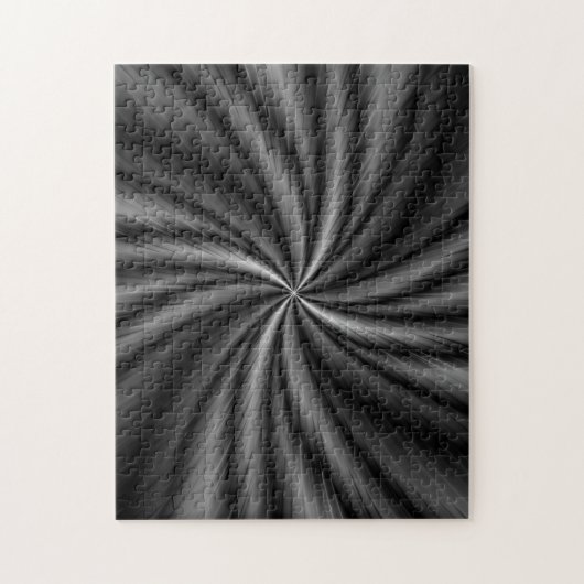 Zwemelen in zwart-wit legpuzzel (Verticaal)