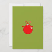 Zwemelen Kerstmis Kaart (Achterkant)