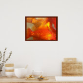 Zwemelen met de vissers poster (Keuken)