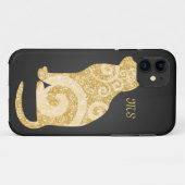 Zwemelen met katten Glitter Case-Mate iPhone Case (Achterkant (horizontaal))