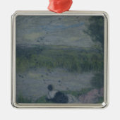 Zwemelen Metalen Ornament (Voorkant)