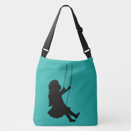 Zwemelen naar de grenzen crossbody tas