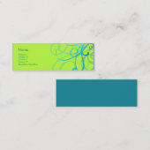 Zwemelen nr. 0001 mini visitekaartje (Voorkant / Achterkant)