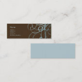 Zwemelen nr. 0009 mini visitekaartje (Voorkant / Achterkant)