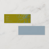 Zwemelen nr. 0012 mini visitekaartje (Voorkant / Achterkant)