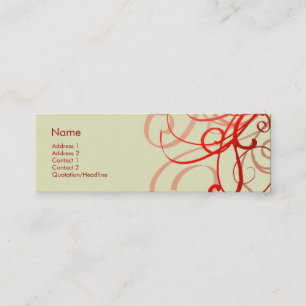 Zwemelen nr. 0025 mini visitekaartje