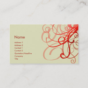 Zwemelen nr. 0025 visitekaartje