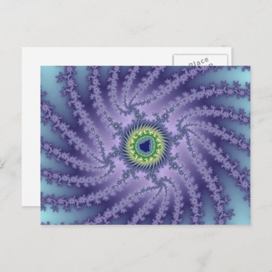 Zwemelen Oogoog - Fractaal Briefkaart (Voorkant / Achterkant)