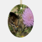 Zwemelen op Thistle Keramisch Ornament (Rechts)