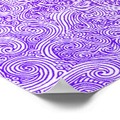 Zwemelen: Paars-roze Poster (Hoek)