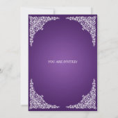 Zwemelen Paars van de partij voor de opwarming va Kaart (Achterkant)