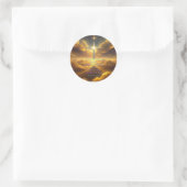 Zwemelen Ronde Sticker (Tas)