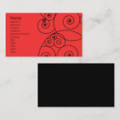 Zwemelen - Rood Visitekaartje (Voorkant / Achterkant)