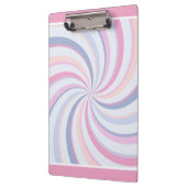 Zwemelen Roze Blauw Peach Klembord (Links)