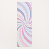 Zwemelen Roze Blauw Peach Yogamat (Voorkant)